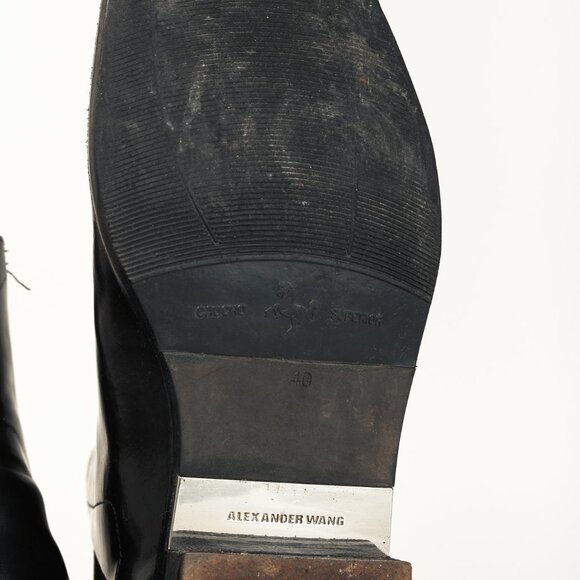 Alexander Wang Fia Black Leather Chelsea Boot - Picture 5 of 9